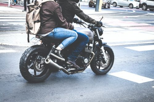 two people on motorcycle